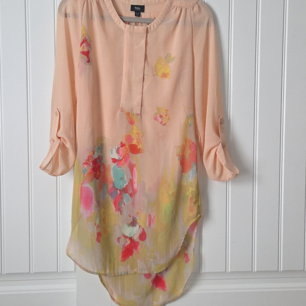 Massimo Pastel Patterned Tunic - image 2
